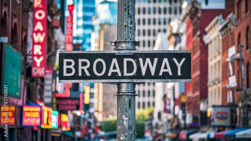 New York Street Sign Broadway