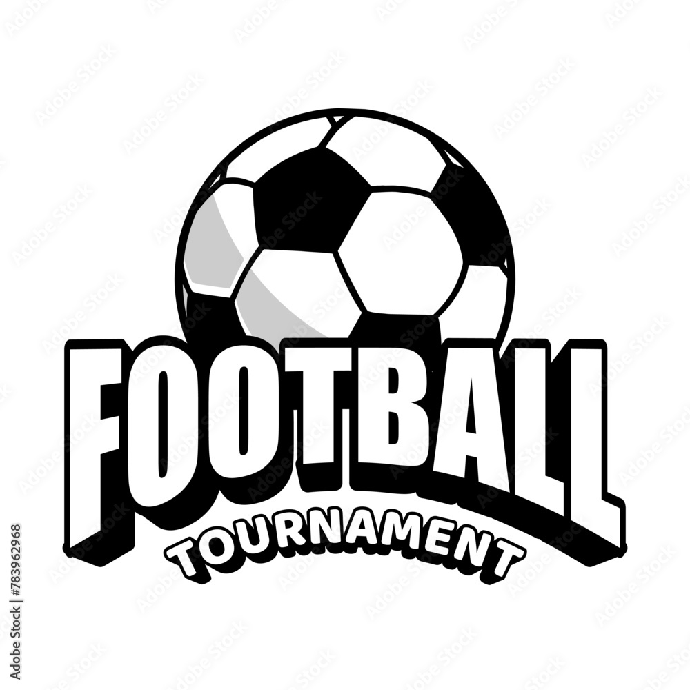 Football club logo emblem design illustration Football club logo emblem design illustration