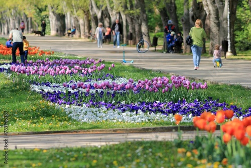 Spring in the Sea Garden of Varna (Bulgaria) 