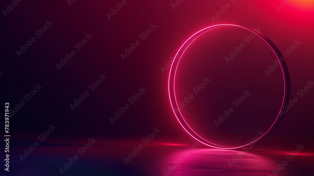 Black Purple Pink color circle with violet neon light abstract tech motion background. Black Purple Pink color circle with violet neon light abstract tech motion background.
