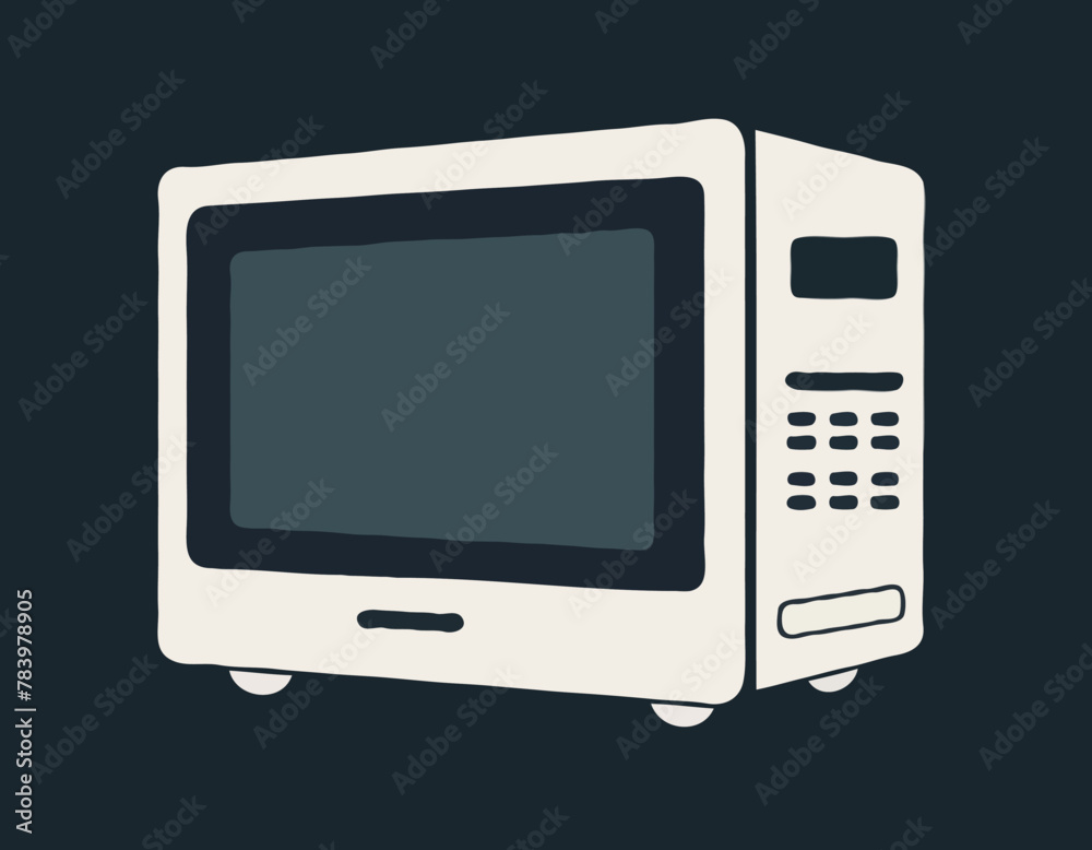 Microwave oven. Icon for design. Easily editable Microwave oven. Icon for design. Easily editable