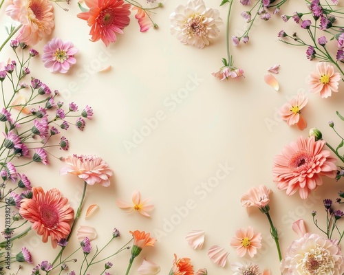 mother s day flowery bright colored background 