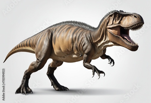  in Bright Colours Tyrannosaurus Rex on white background © Fukurou
