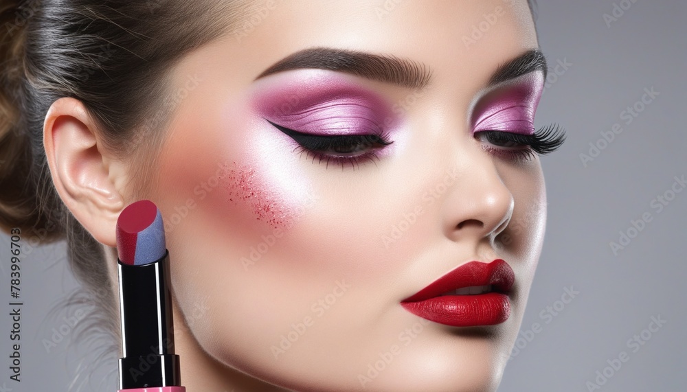 Elegant Cosmetology Background in Bright Colours 