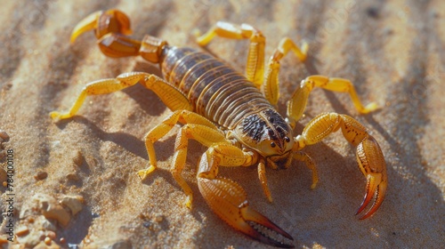 Scorpion Sitting on Sand