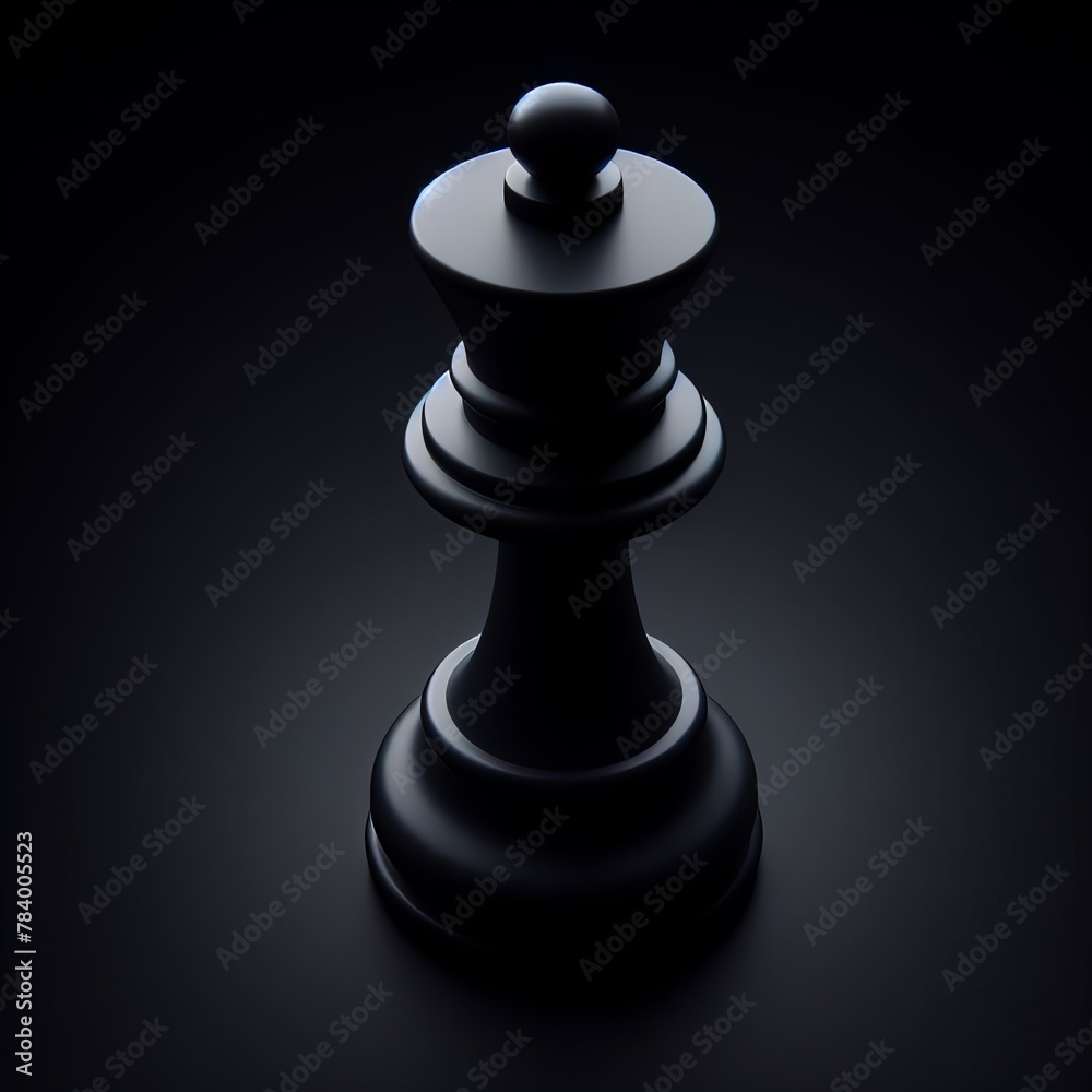 Queen chess piece standing alone on a dark background. woman Leadership, success, influencer, competition, and business strategy positive concept banner. Queen chess piece standing alone on a dark background. woman Leadership, success, influencer, competition, and business strategy positive concept banner.
