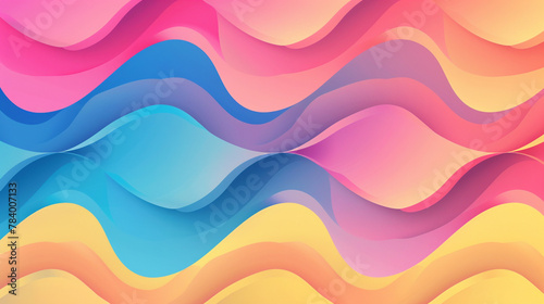 Abstract colourful gradient pattern design