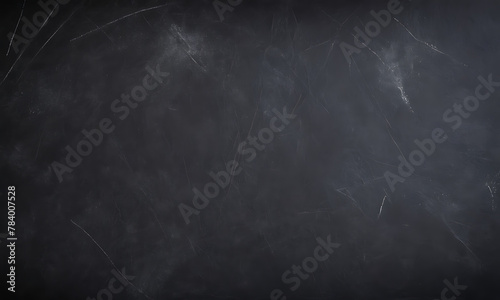 Chalk black board. Used blackboard with chalk stain. blank chalkboard background