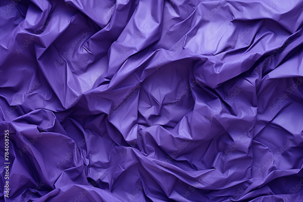 crumpled purple color paper with folds, background crumpled purple color paper with folds, background