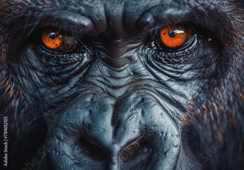 Capture stunning close-up portraits of wild animals, showcasing their majestic beauty and captivating expressions. Use shallow depth of field to emphasize the subject and create a cinematic effect photo