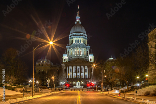Illinois State Capitol from East Capitol Avenue 