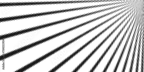 Monochrome Radial Dot Explosion eps 10