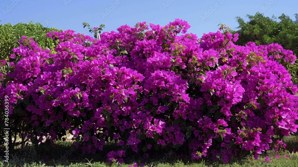 Bougainvillea Spectabilis Great Bougainvillea Purple Flowering Plant 