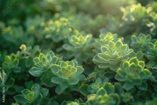 Close up of a plant with vibrant green leaves. Suitable for nature and botanical concepts