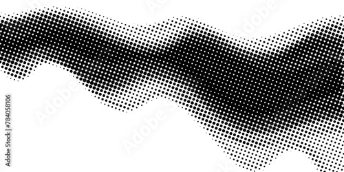 Pop art black wave comics book cartoon magazine cover. Cartoon funny retro pattern strip mock up. Vector halftone illustration. Vintage backdrop for comic superhero text, speech bubble, message.