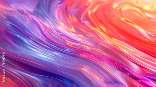 A colorful abstract background with a swirl of colors, AI