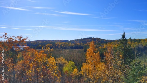 autumn landscape in the mountains