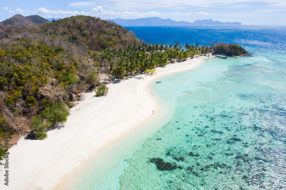 Tropical beach in Coron, Philippines