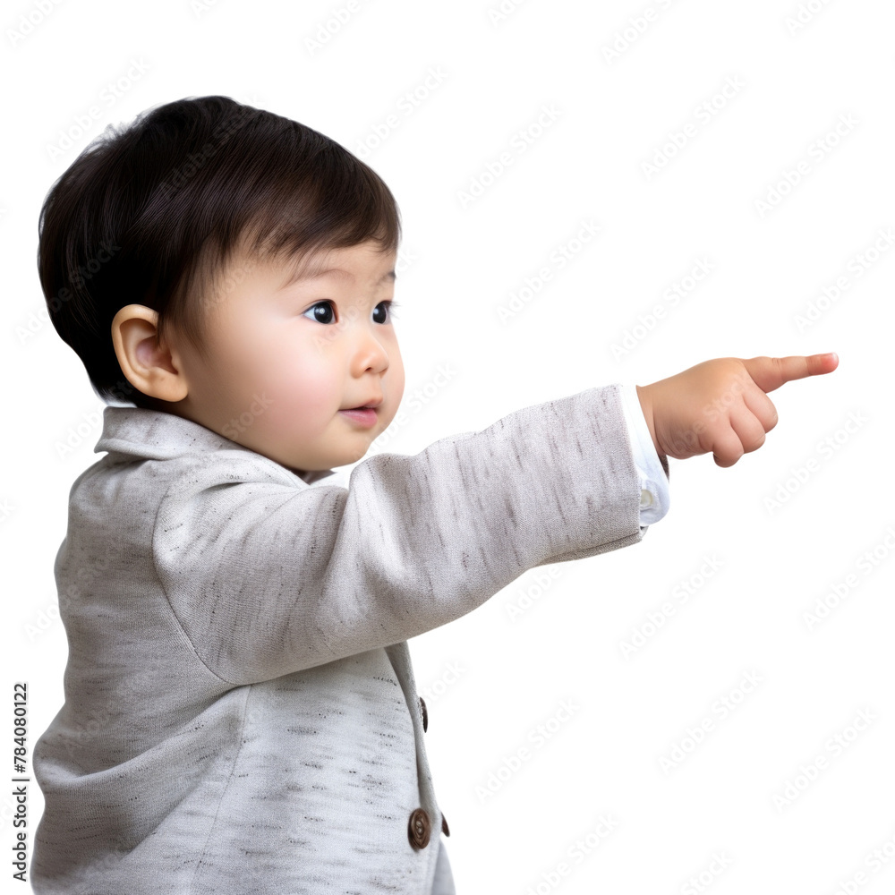 Cute baby has funny emotion and gesture transparent background Cute baby has funny emotion and gesture transparent background