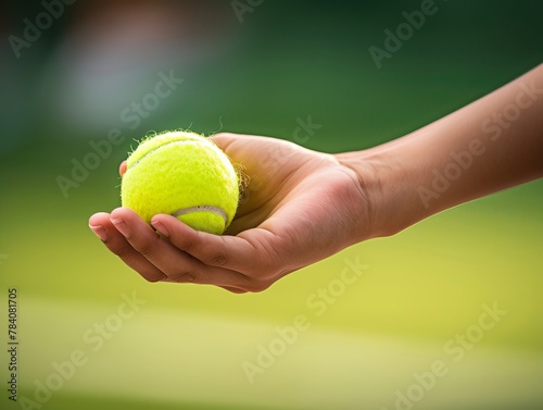 18176753 Player's hand with tennis ball © Elshad Karimov