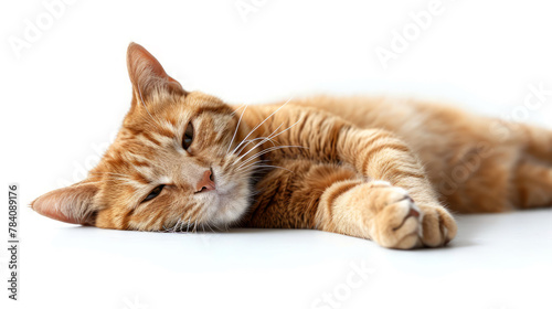 Relaxing red European shorthair Cat © Birgit Reitz-Hofmann