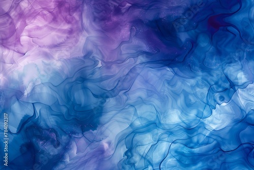 abstract blue and purple watercolor fluid texture background for banner design digital ilustration