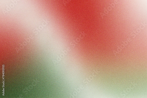 Grainy Texture Gradient Background in Red Green and White