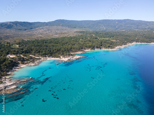 Sithonia coastline near Orange Beach, Chalkidiki, Greece © Stoyan Haytov