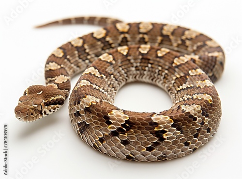 the viper snake has a very pretty skin and it looks like a snake