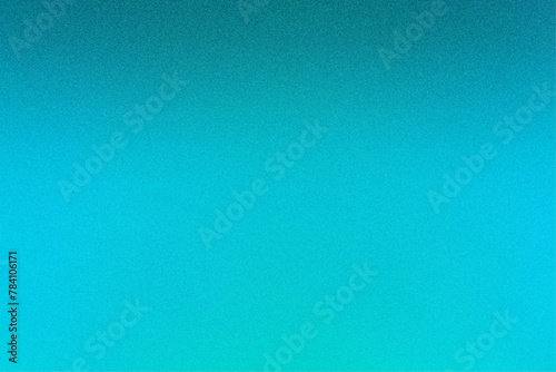 Abstract Teal and Turquoise Grainy Texture Gradient Background