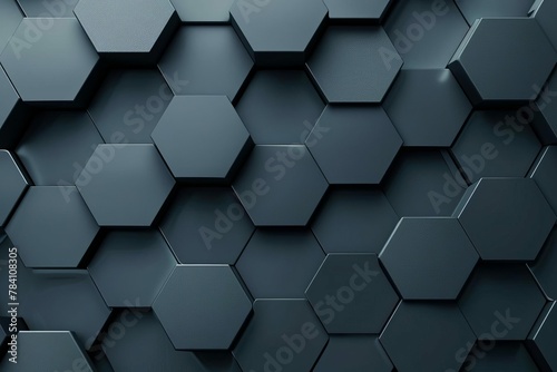 modern grey geometric hexagonal background for website header digital ilustration