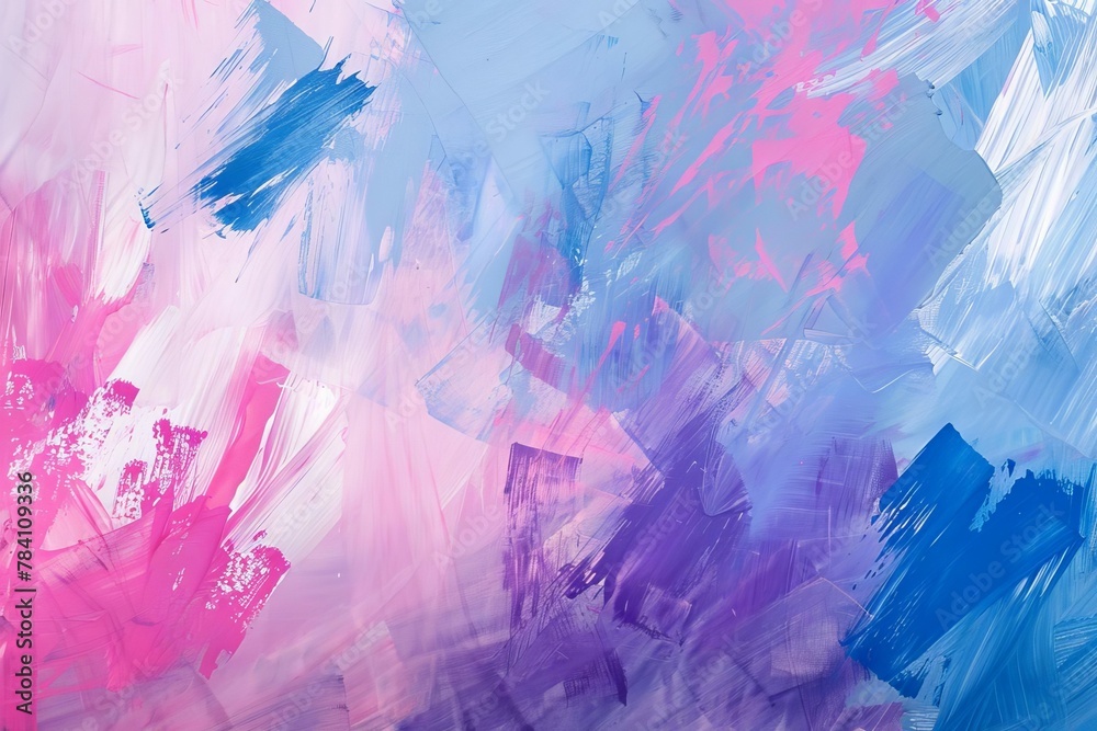 pink violet and blue abstract painted banner background colorful header illustration