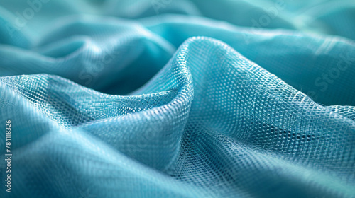 close up of technic textile fabric background. medical textile photo