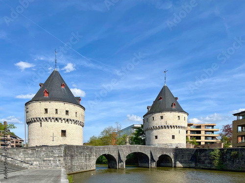 The Broel Towers are a listed monument and a landmark in the Belgian city of Kortrijk