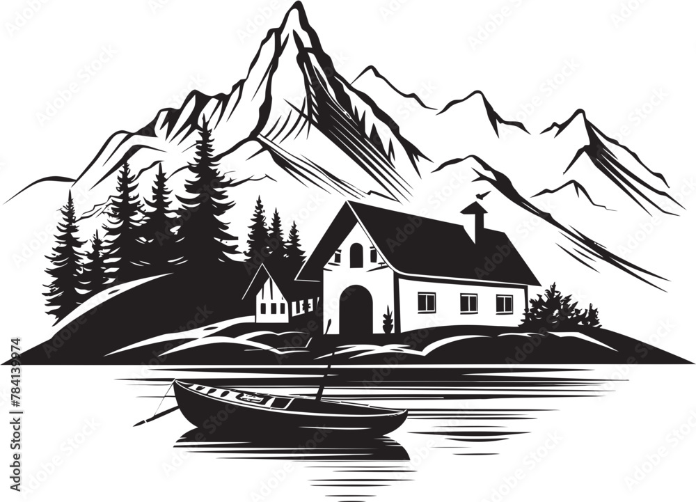 Mountain Marina Chalet Lake Voyages Alpine Adventure Boat Bliss in Chalet Lakes Mountain Marina Chalet Lake Voyages Alpine Adventure Boat Bliss in Chalet Lakes