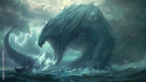 giant fantasy sea creature
 photo