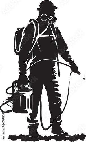 FumeGuard Vector Icon Design VerminVigilant Pest Control Symbol