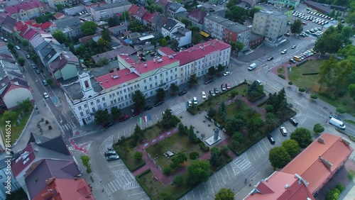 Plac Bema Eldership Ostroleka Starostwo Aerial View Poland photo