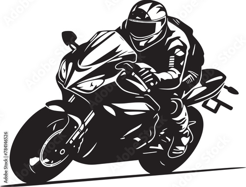 Snowmobile Maverick Vector Emblematic Design Powder Trailblazer Man on Snowmobile Logo Icon