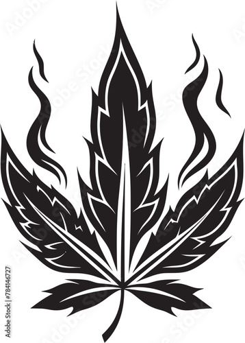 Mary Jane Majesty Cannabis Iconic Emblem Kush Kingdom Herbal Symbolic Design