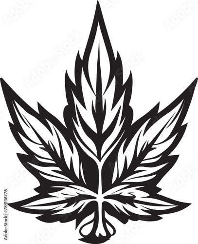 Pot Palace Vector Marijuana Leaf Symbol Emblem Ganja Genesis Cannabis Emblematic Design