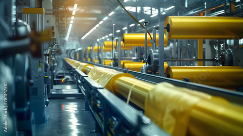 Cutting Edge Nylon Manufacturing Process in an Automated Industrial Environment