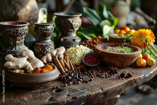 Aromatic Spices and Ingredients Enhancing Global Cuisines with Flavorful Aromas and Vibrant Colors