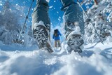 Adventurous Through Snowy Landscapes:Snowshoeing and Cross-Country Skiing Offer Winter Enthusiasts a Chance to Discover Nature's Serenity