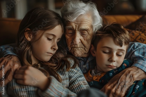 Cherishing Bonds:Grandparent's Wisdom Embracing Grandchildren's Future