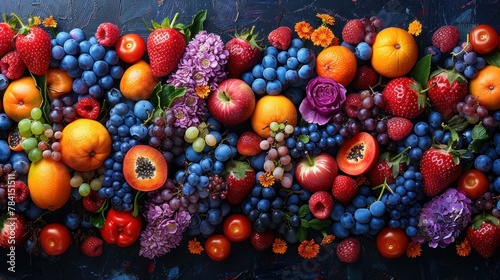 Assorted Berries and Fruits