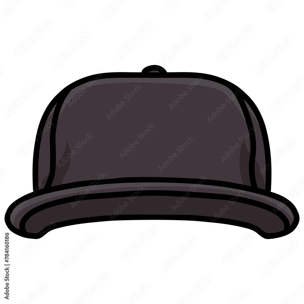 Baseball Cap Snapback Hat Illustration Baseball Cap Snapback Hat Illustration