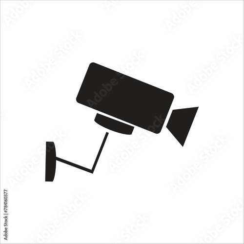 cctv vector icon line template