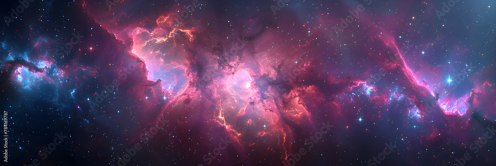Captivating Visualization of Nebula Formation Theories and Intricate Cosmic Patterns