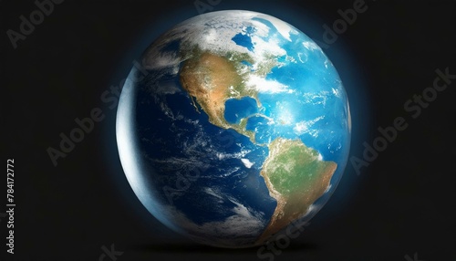 earth with space  wallpaper Abstract globe focusing on North America illustration